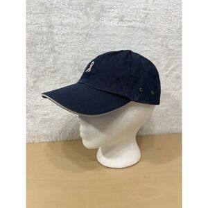 Pink Ribbon Breast Cancer Awareness Navy Baseball Cap Adjustable Cotton